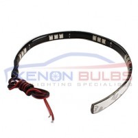 LED DAYTIME RUNNING LIGHT STRIP DRL 5050 SMD FLEXIBLE 30cm COOL WHITE..